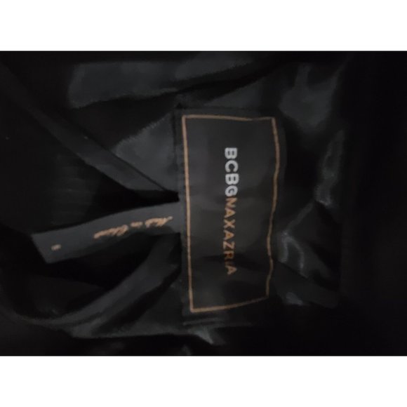 BCBGMAXAZRIA Jacket Single Button Blazer Size M Medium Gray Heather - Picture 9 of 12